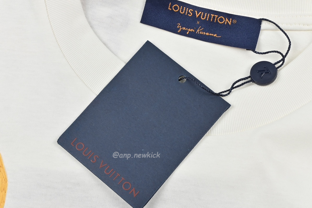 Louis Vuitton Sun Fish Barb Embroidered Couple Short Sleeved T Shirt (2) - www.newkick.vip
